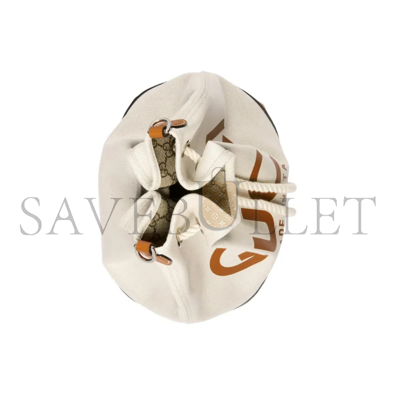 G*u*i printed small bucket bag 772856 (31*22.5*15cm)